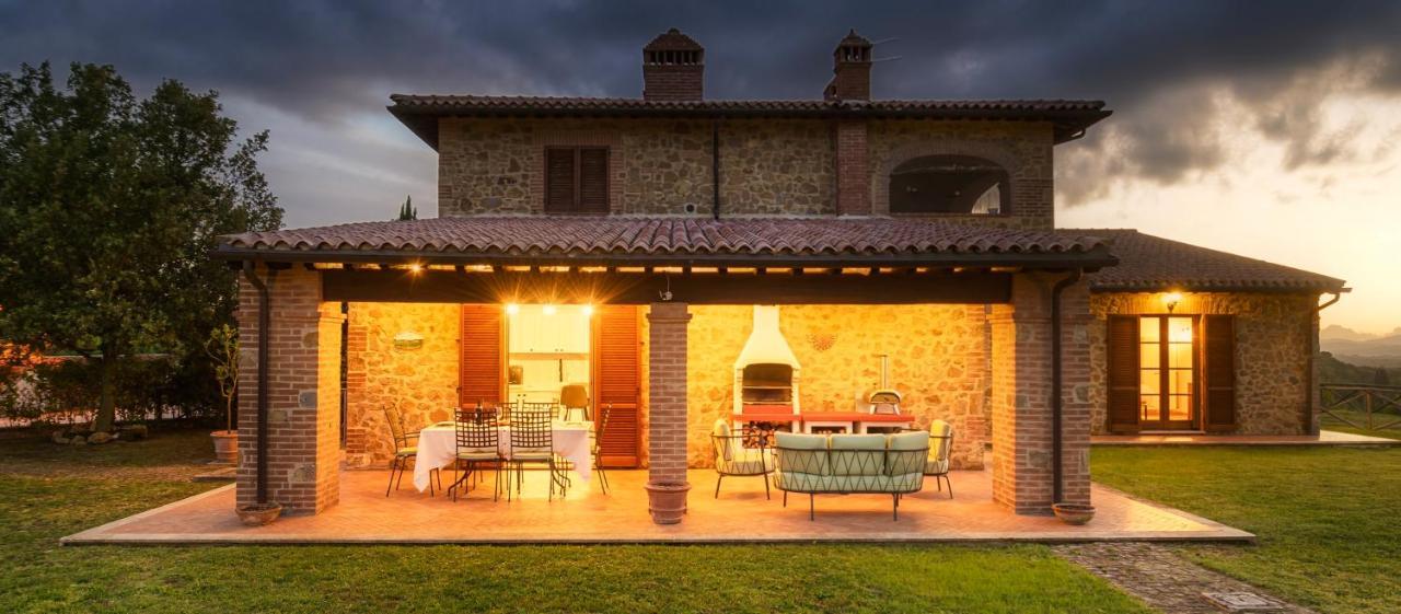 Вилла Casa Ora D'Oro - Panoramic Views / Pool / Private Garden Трекуанда Экстерьер фото